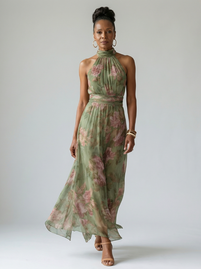 Liora – Summer Halter Dress
