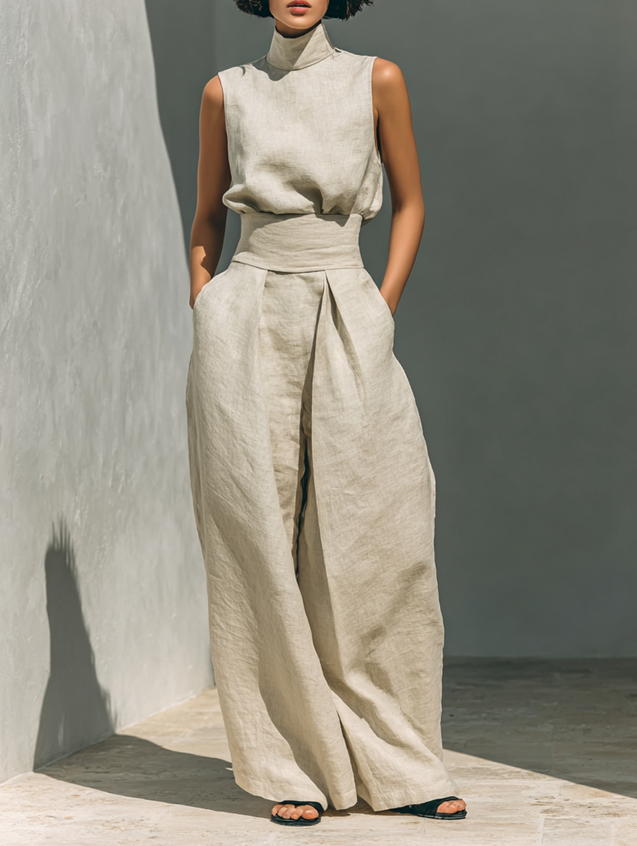 Maria Timeless Cotton & Linen Set