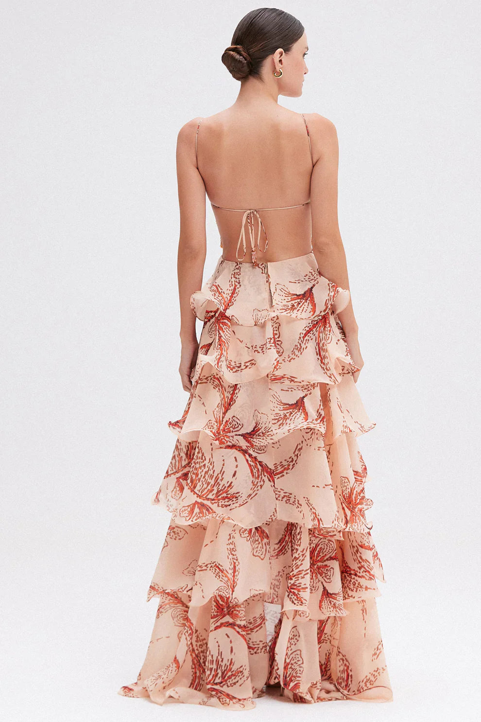 Nahia Flounce Dress