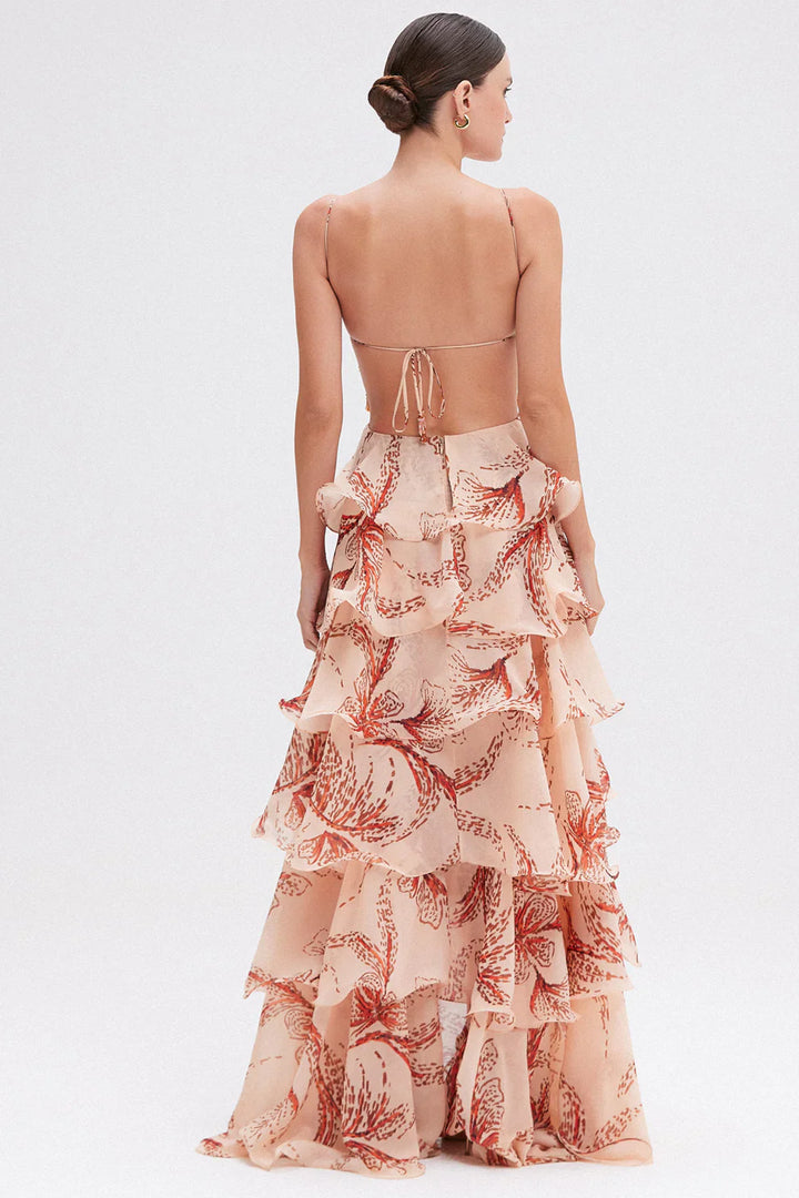 Nahia Flounce Dress