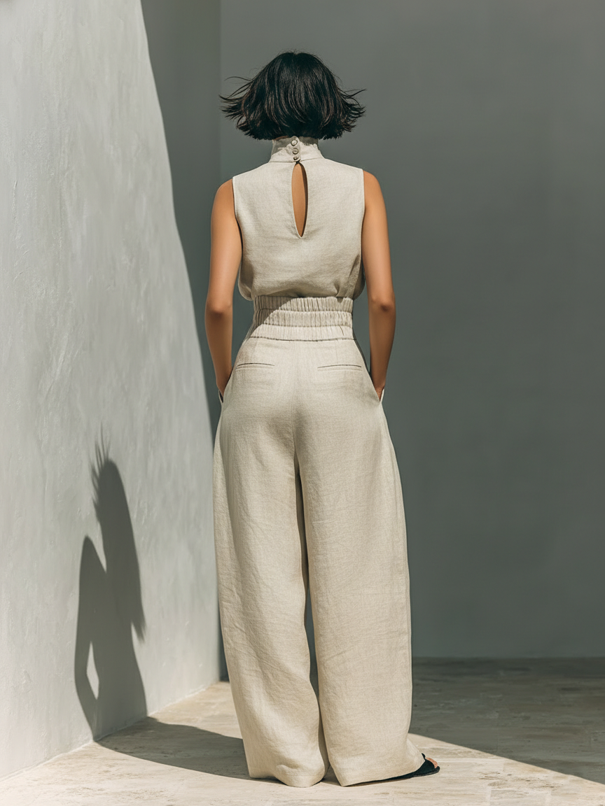 Maria Timeless Cotton & Linen Set