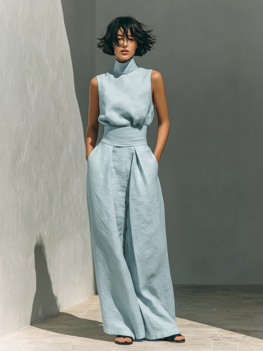Maria Timeless Cotton & Linen Set