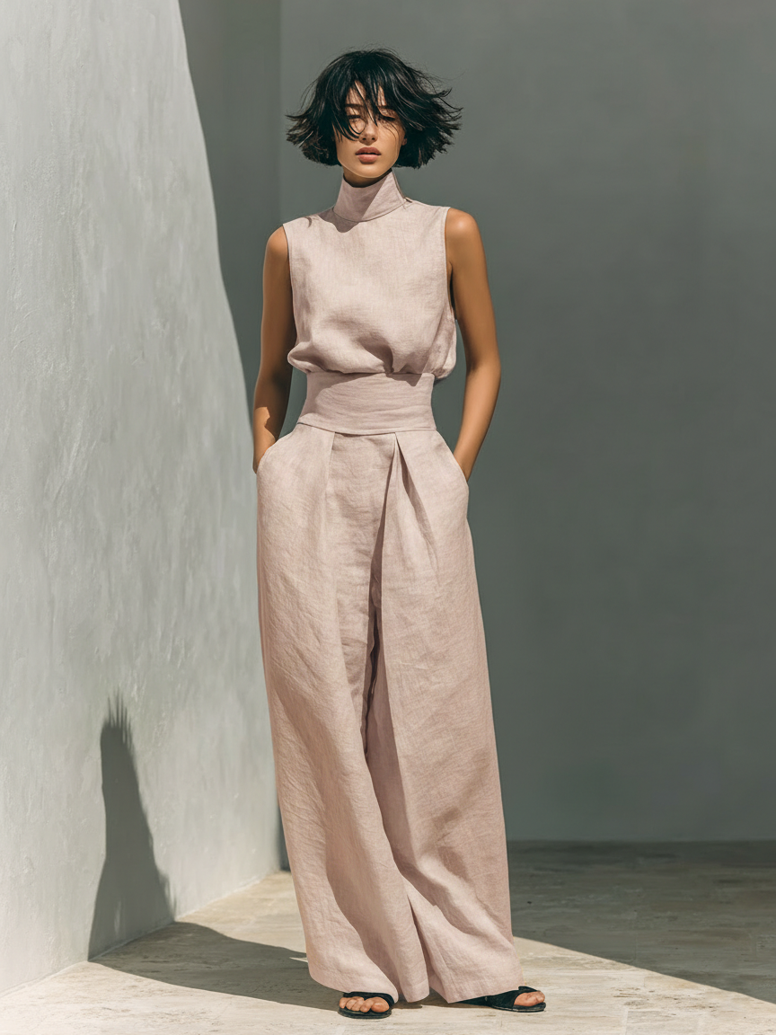 Maria Timeless Cotton & Linen Set
