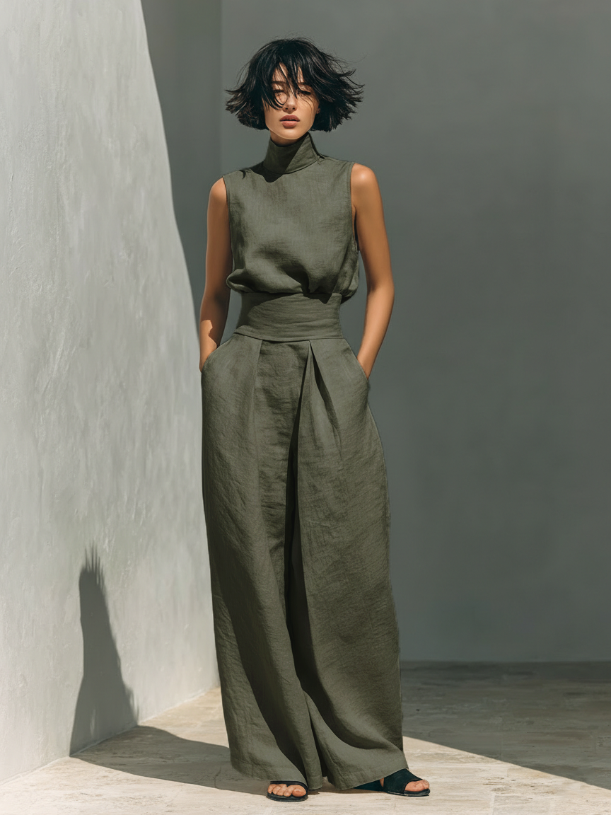 Maria Timeless Cotton & Linen Set
