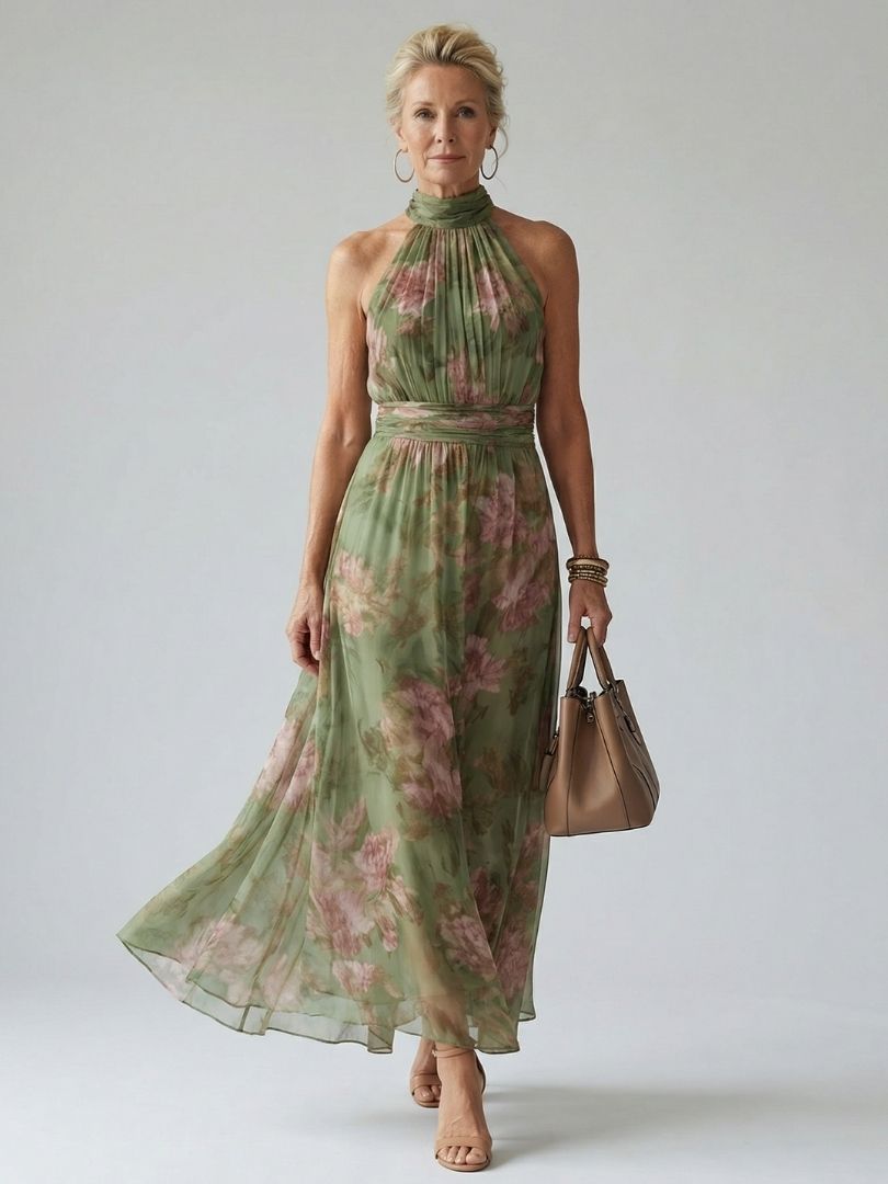 Liora – Summer Halter Dress