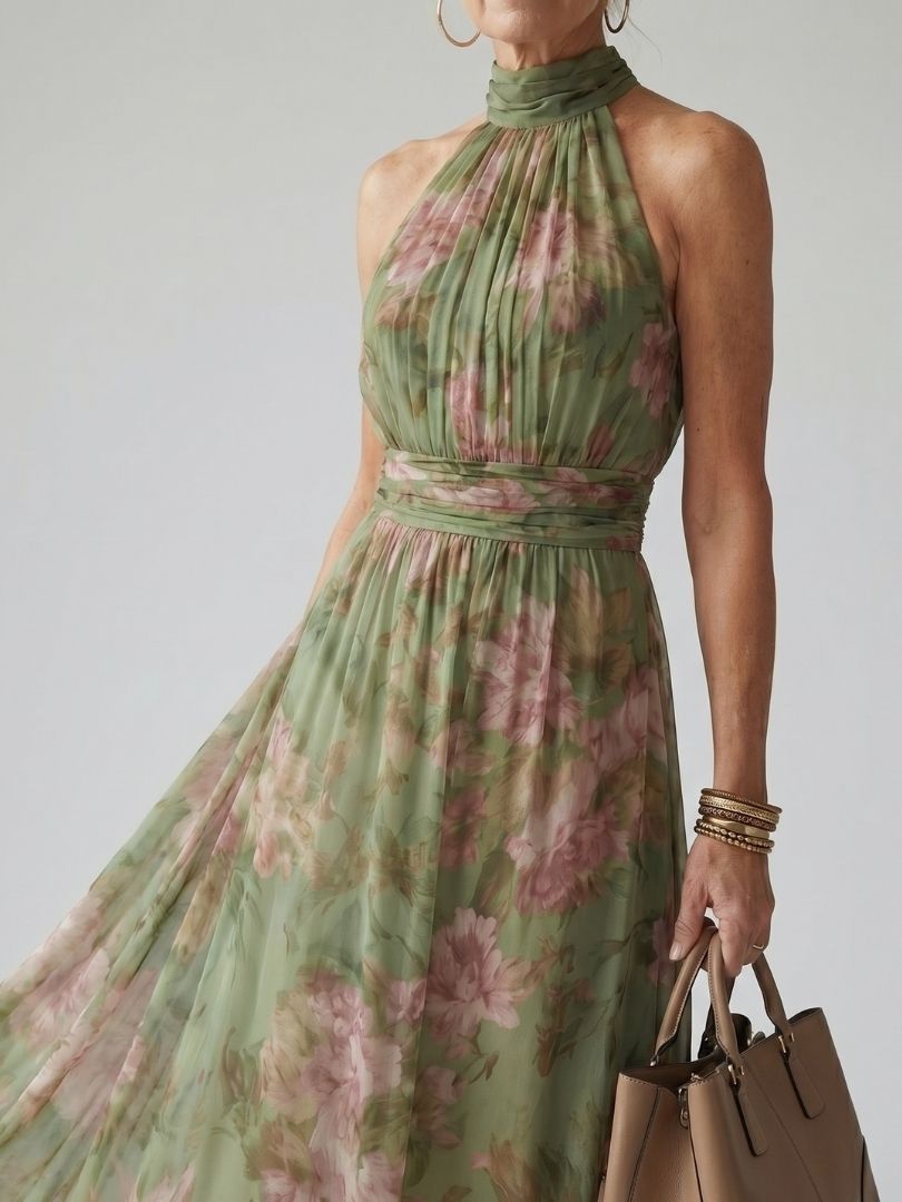 Liora – Summer Halter Dress