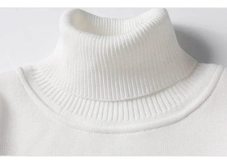 Turtleneck Fleece Winter Pullover