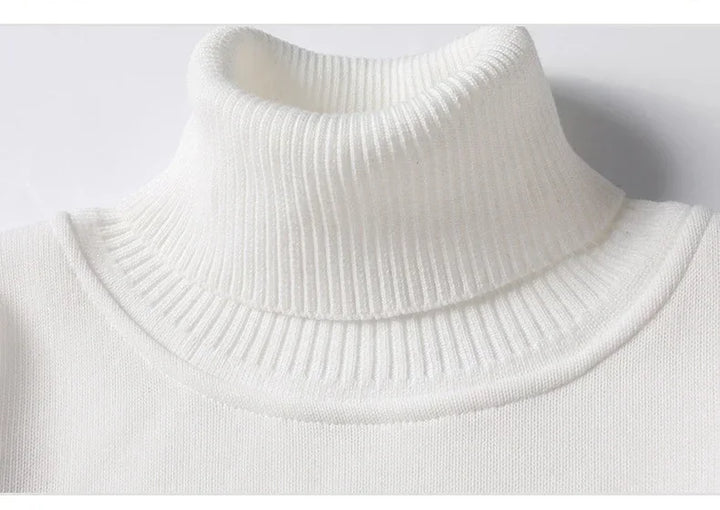 Turtleneck Fleece Winter Pullover