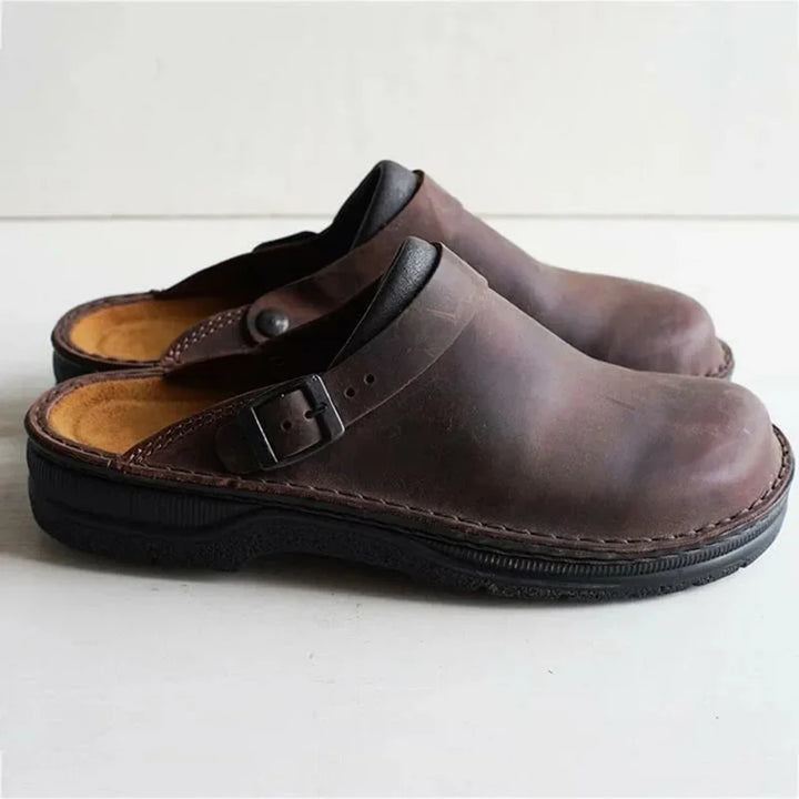 Asher Leather Clogs
