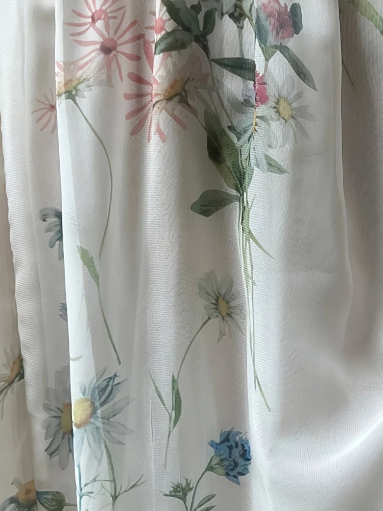 Elegant Floral Midi Dress
