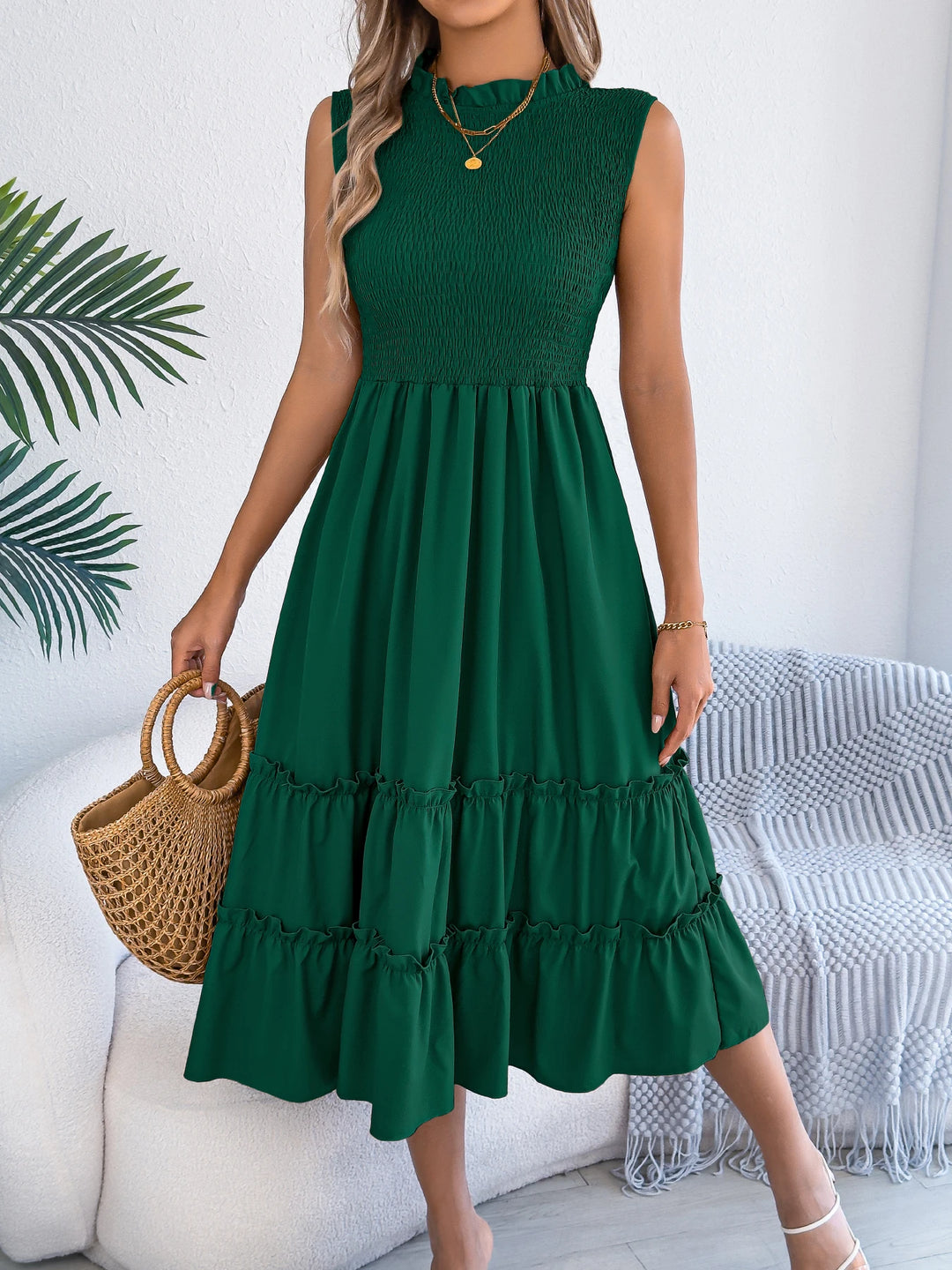 Summer Smocked Waist Sundress