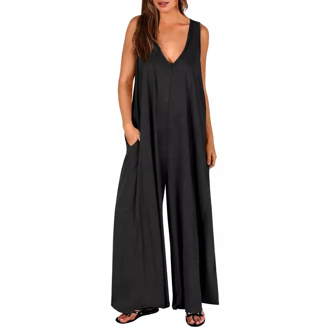 Summer Fresh Pocket Jumpsuit