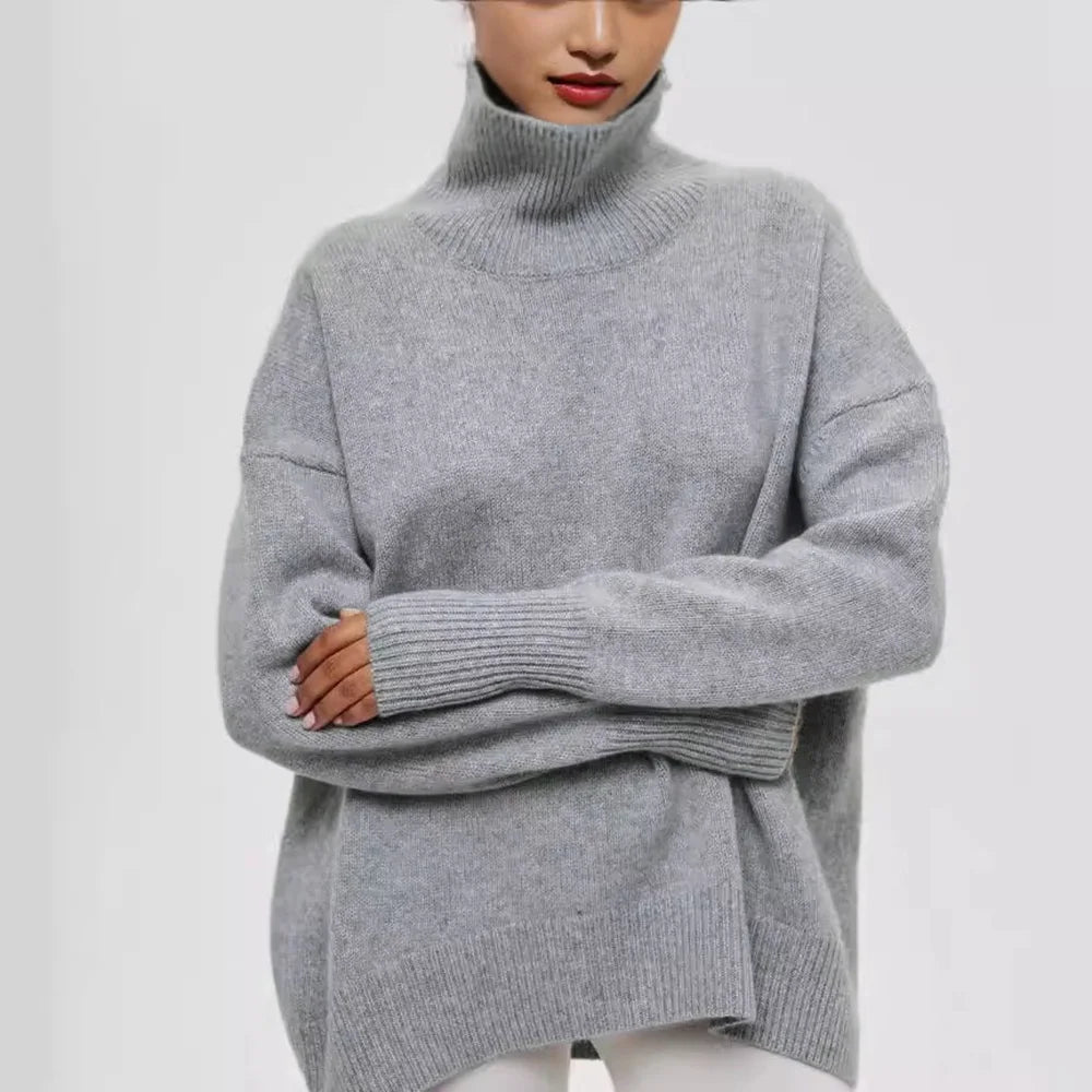 Turtleneck Fleece Winter Pullover