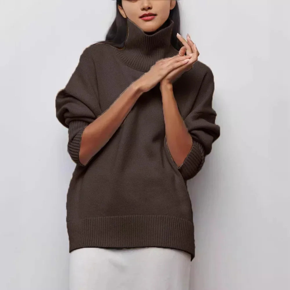 Turtleneck Fleece Winter Pullover