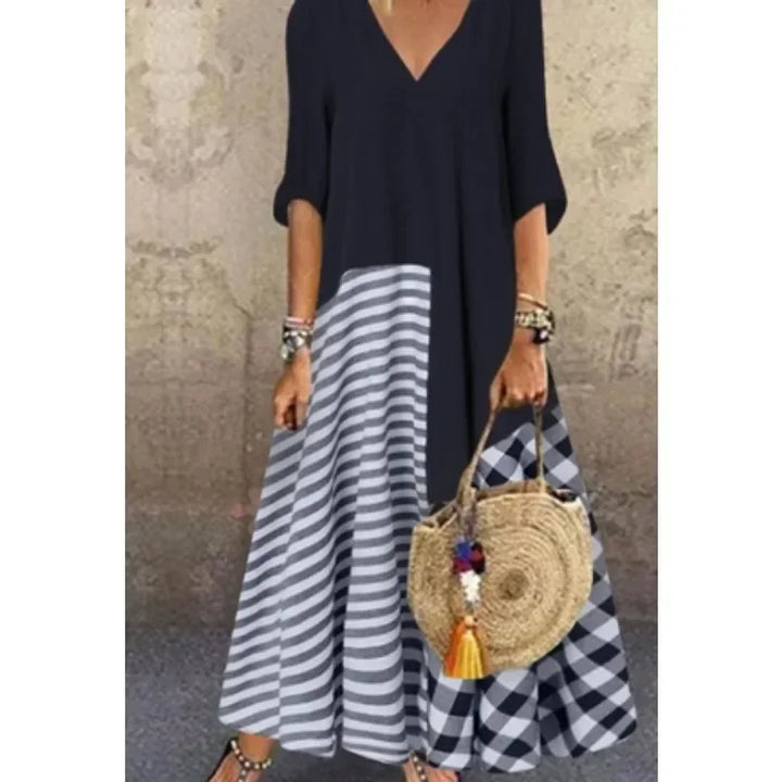 Classic Striped Shirt Dress