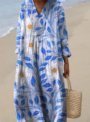 Autumn V-Neck Dress
