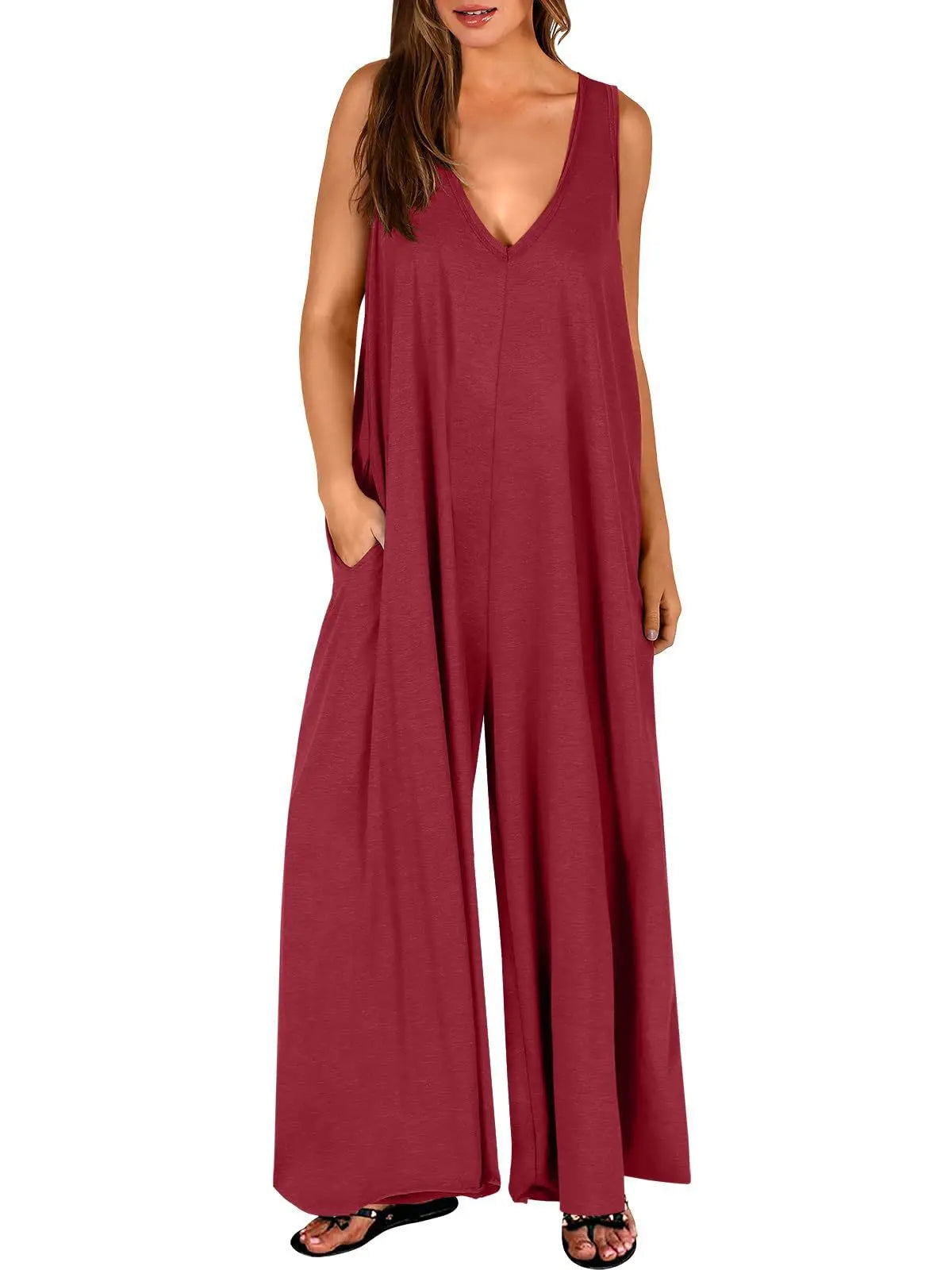 Summer Fresh Pocket Jumpsuit