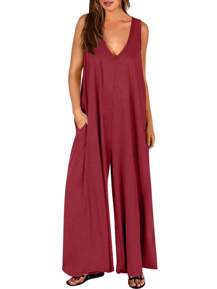 Summer Fresh Pocket Jumpsuit