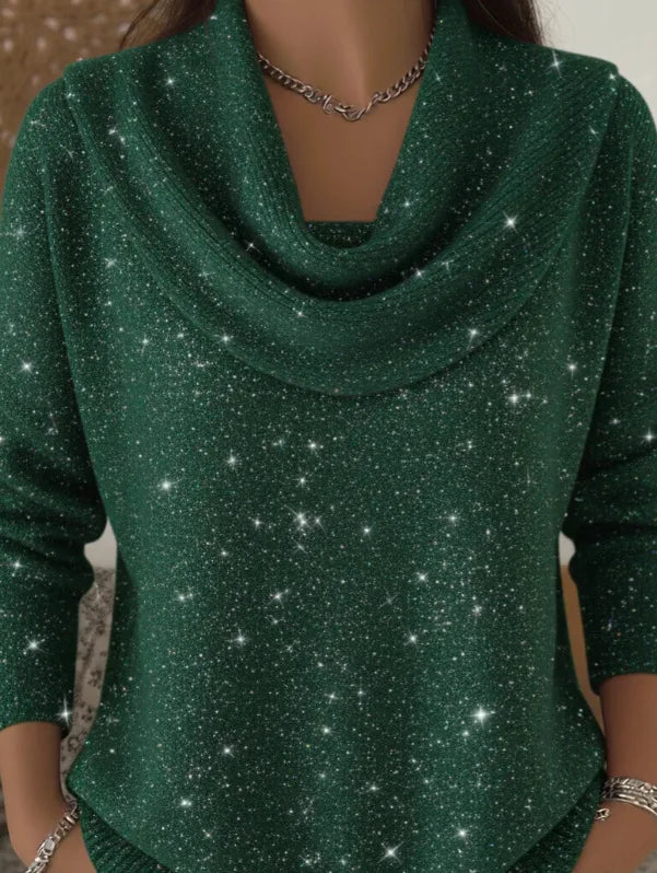 Y2K Splice Knit Pullover