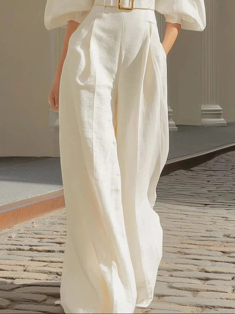 Elegant Summer Puff Jumpsuit