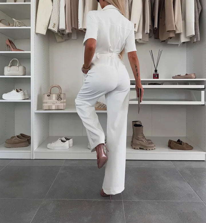 Summer Tie Waist Jumpsuit