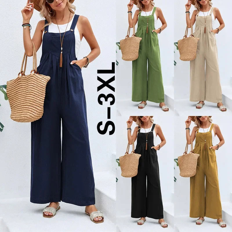 Summer Loose Fit Overalls
