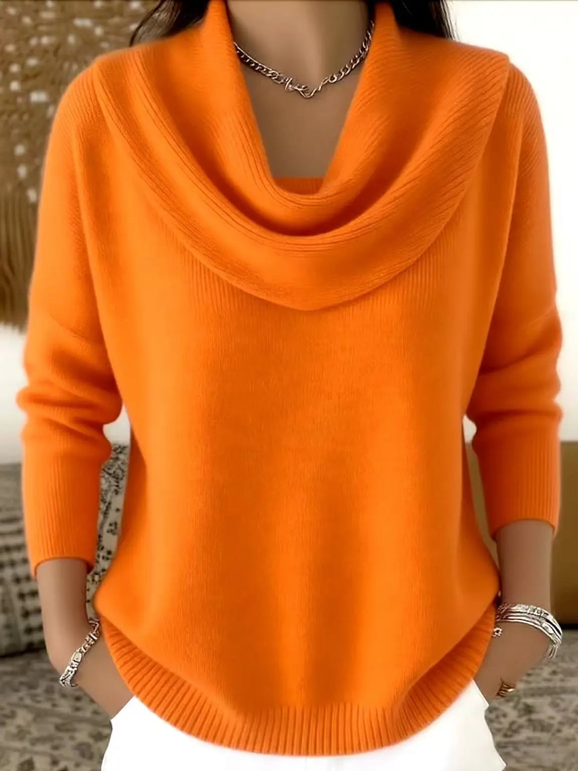 Y2K Splice Knit Pullover