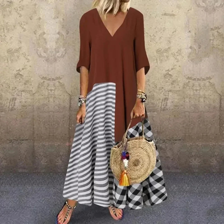 Classic Striped Shirt Dress