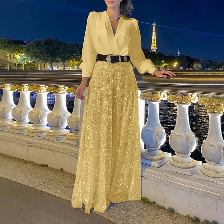 Elegant V Neck Party