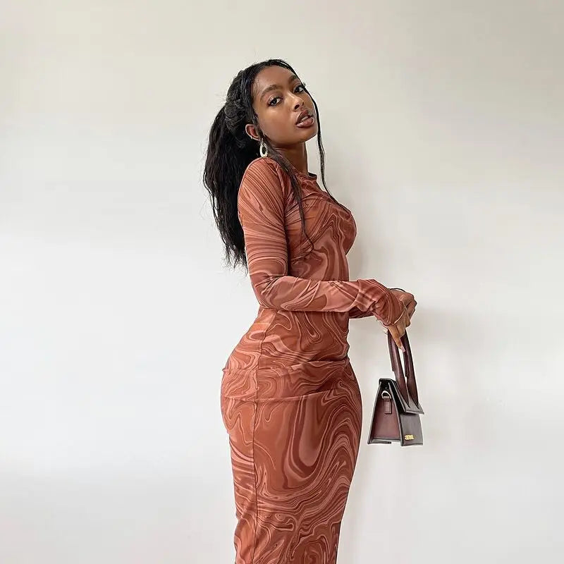 Elegant Bodycon Evening Dress