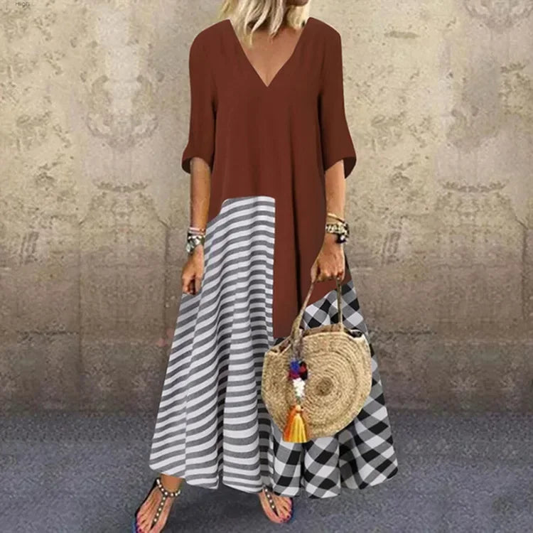 Classic Striped Shirt Dress