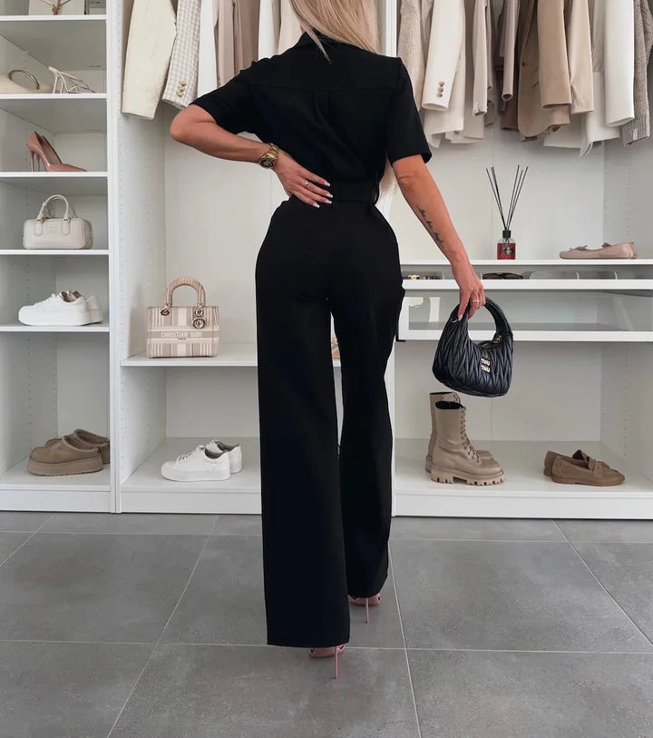 Summer Tie Waist Jumpsuit