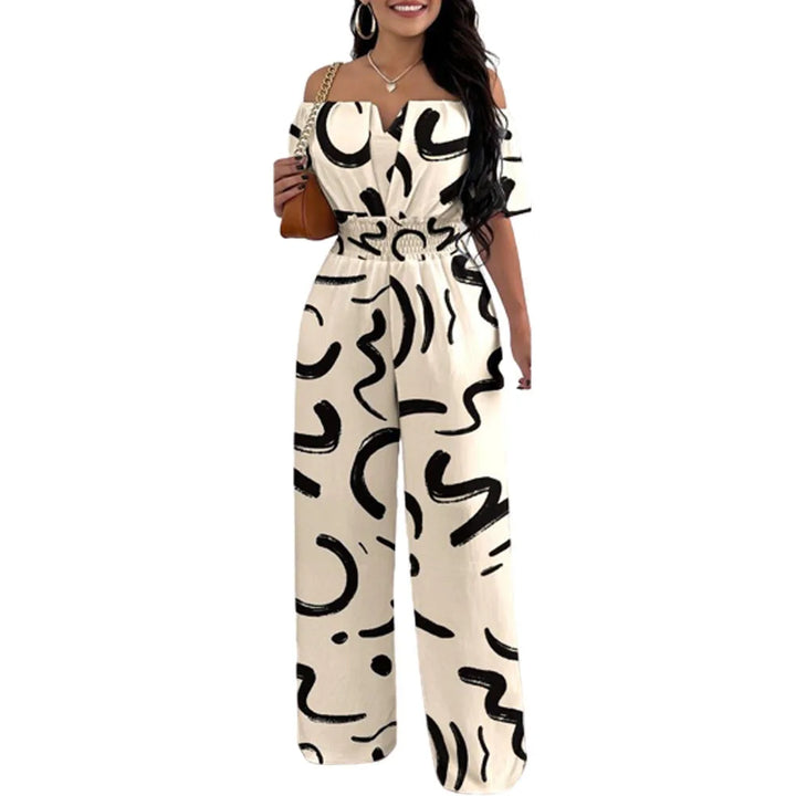 Spring Off Shoulder Jumpsuit