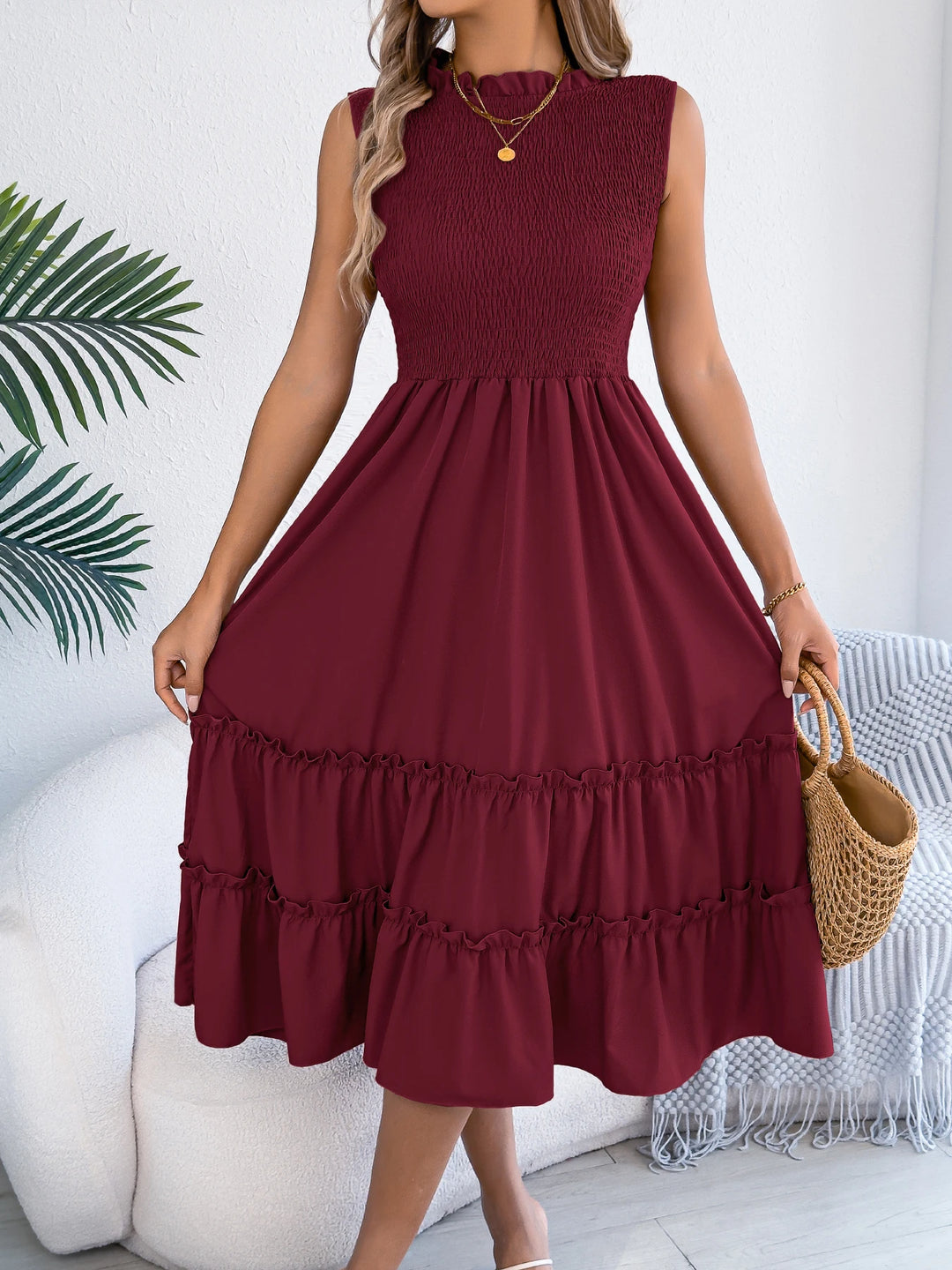 Summer Smocked Waist Sundress