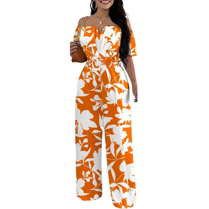 Spring Off Shoulder Jumpsuit