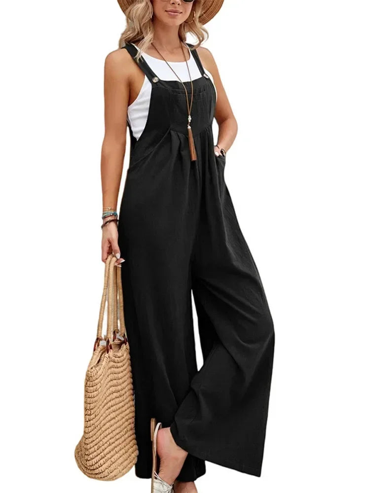 Summer Loose Fit Overalls