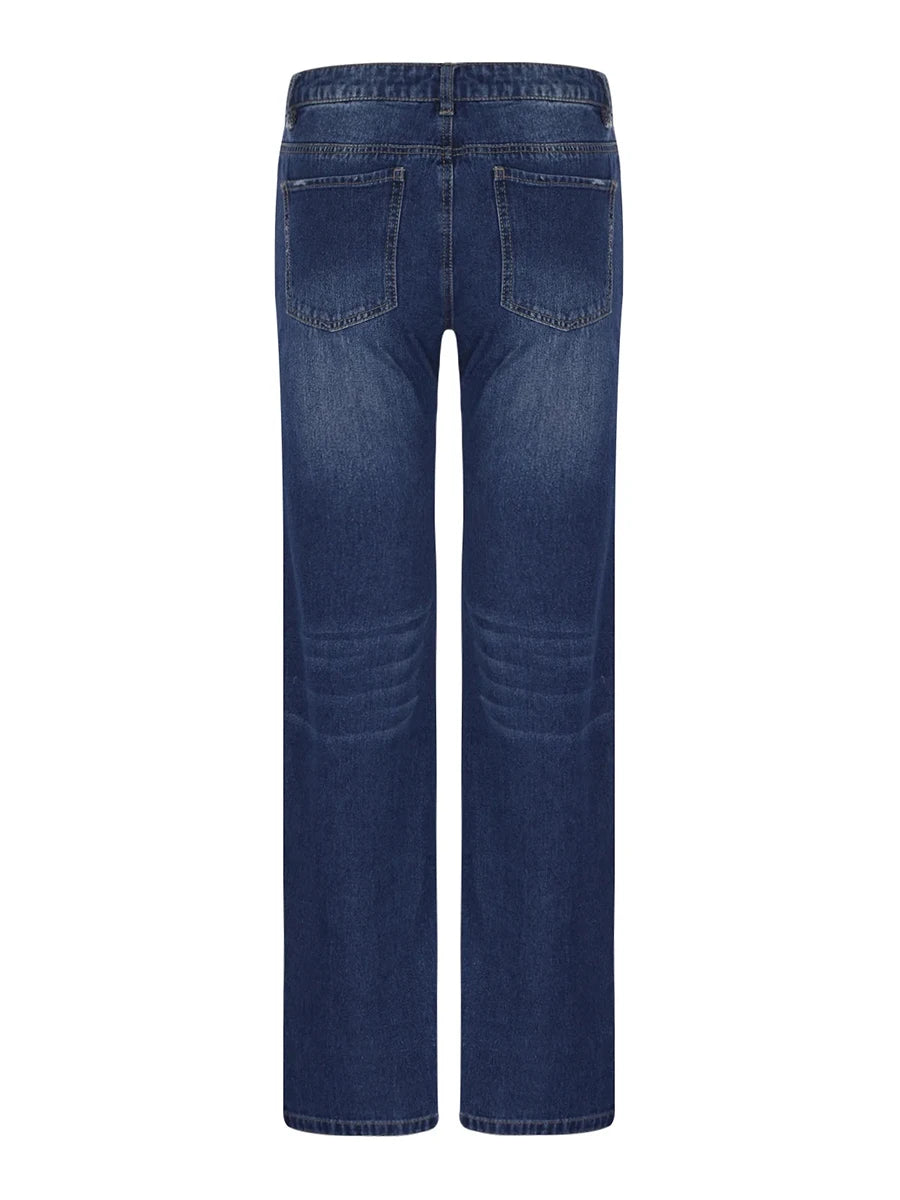 Trendy Ripped Street Jeans