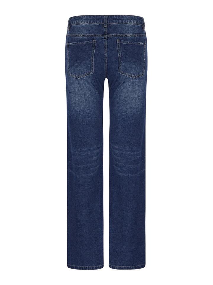 Trendy Ripped Street Jeans