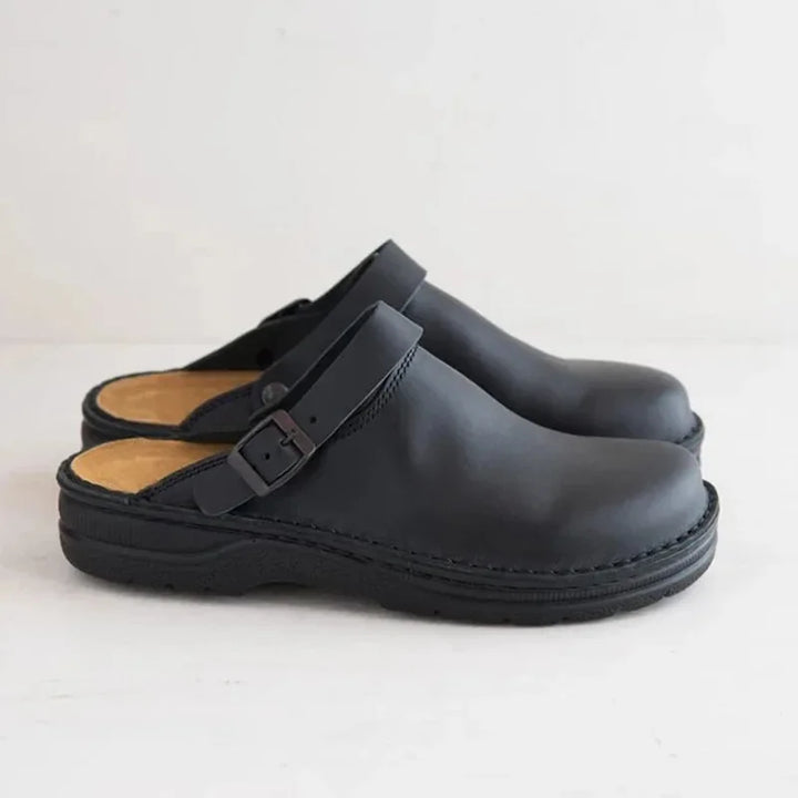 Asher Leather Clogs