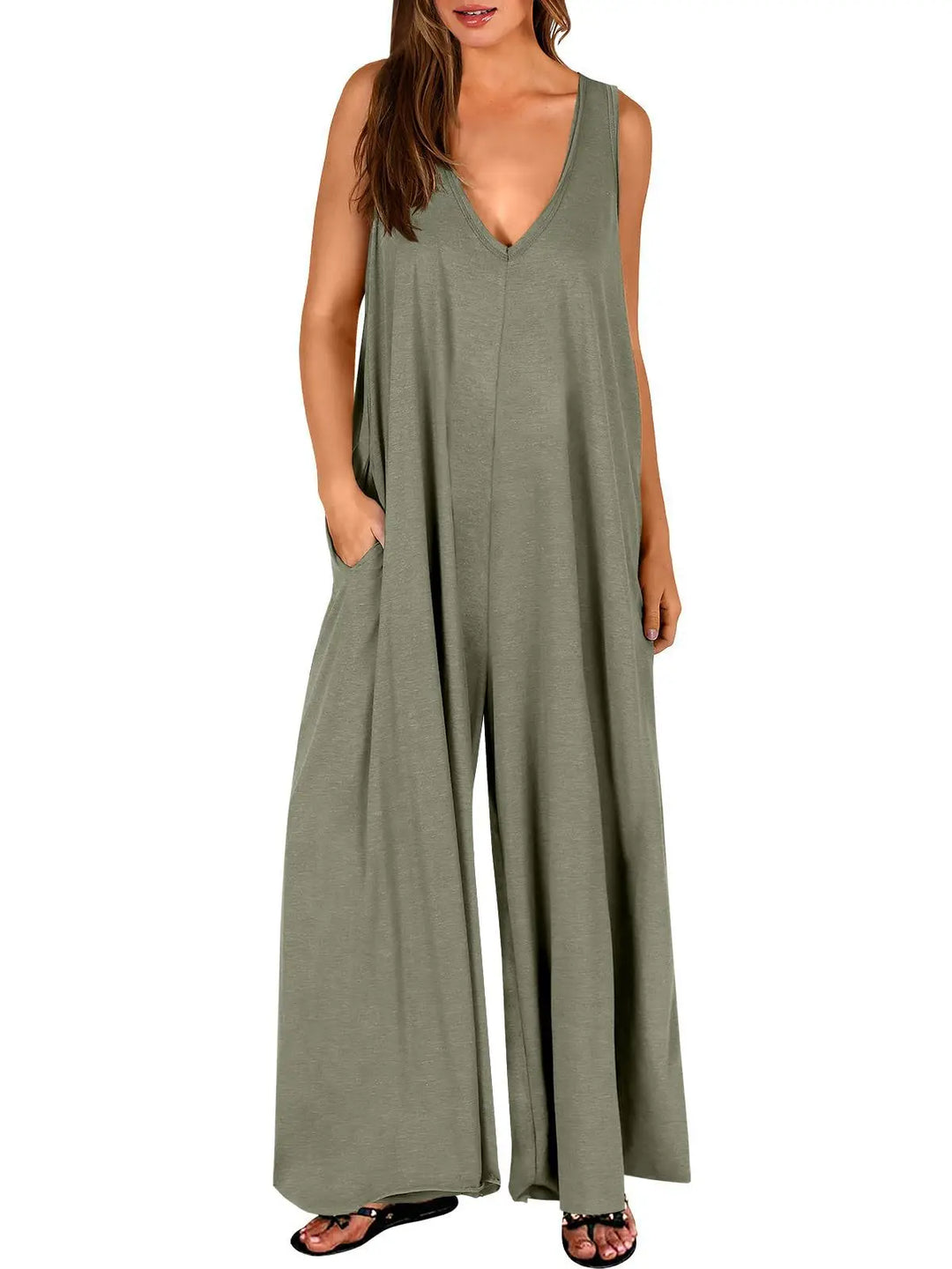 Summer Fresh Pocket Jumpsuit