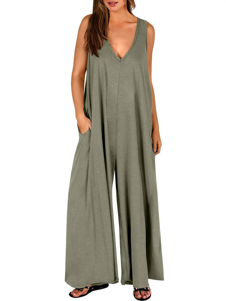 Summer Fresh Pocket Jumpsuit