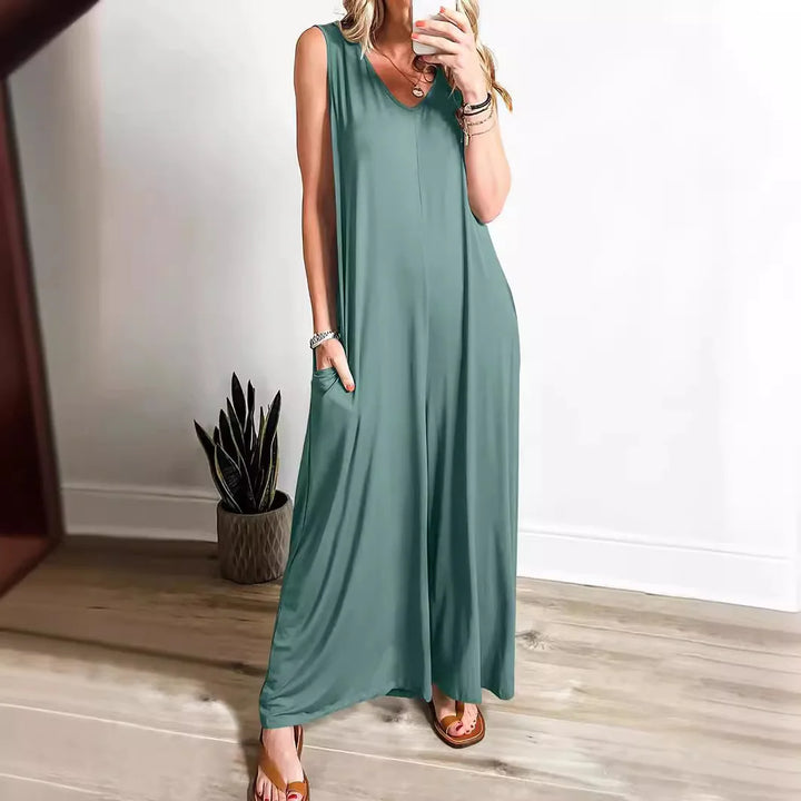 Summer Fresh Pocket Jumpsuit