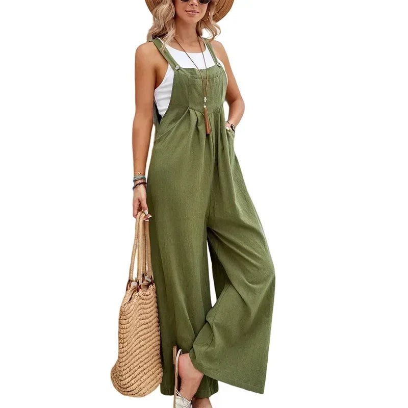 Summer Loose Fit Overalls