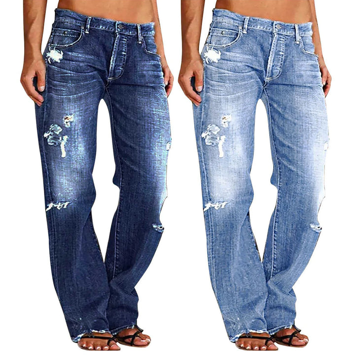 Trendy Ripped Street Jeans