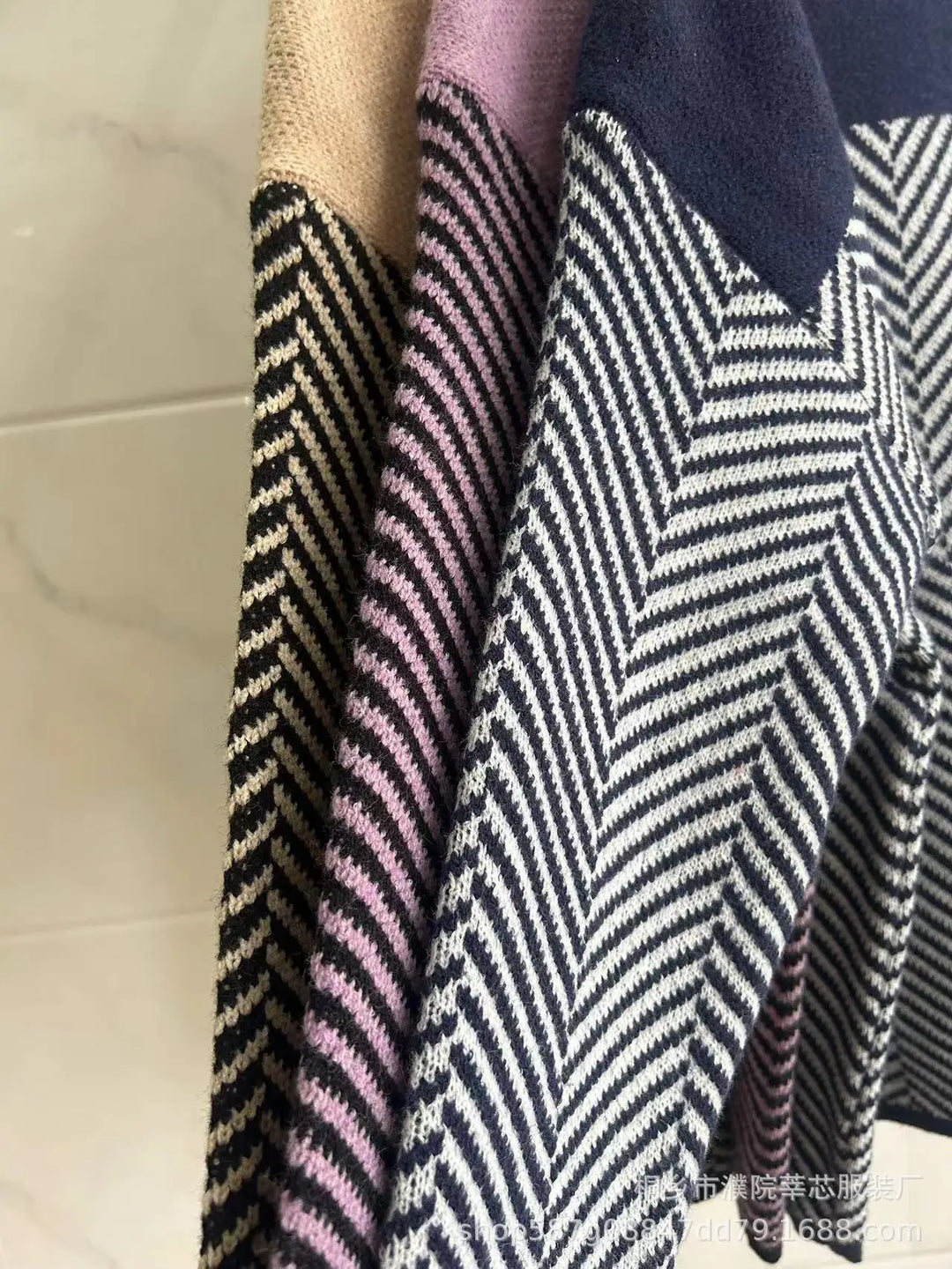 Retro Multi-Color Pullover Sweater
