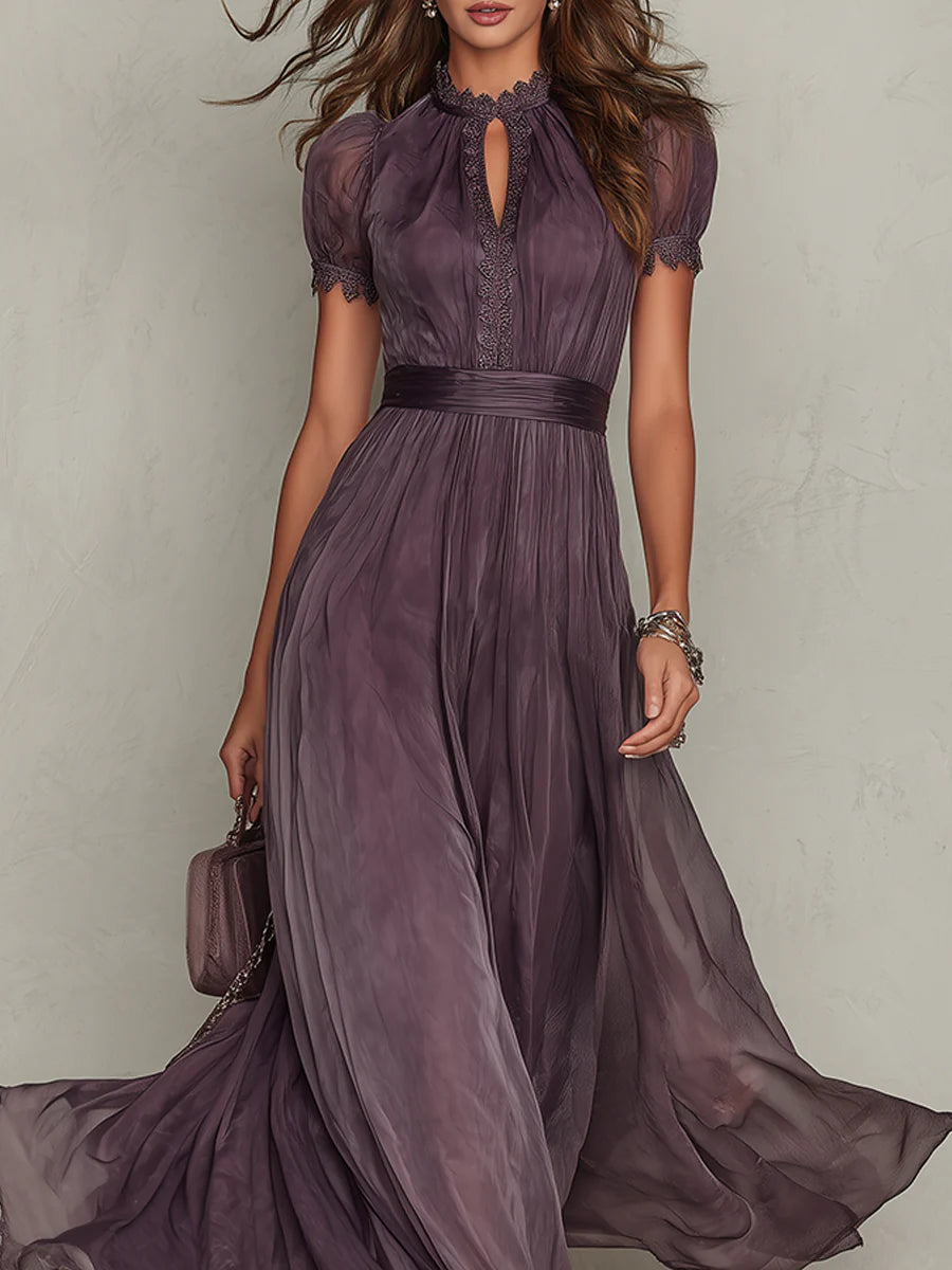 Celeste™ | Elegant Chiffon Maxi Dress