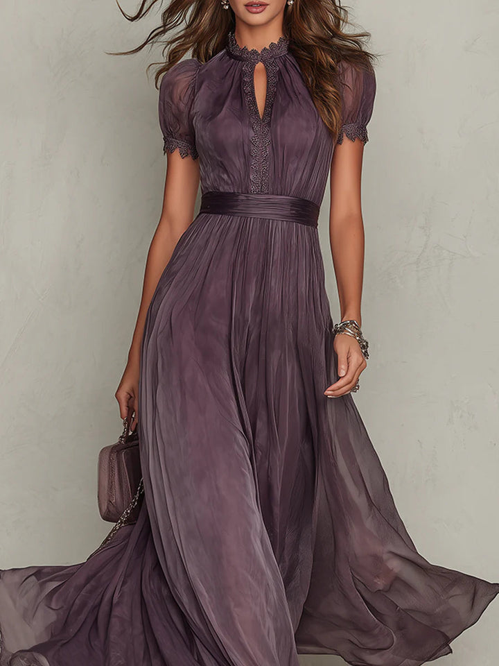 Celeste™ | Elegant Chiffon Maxi Dress