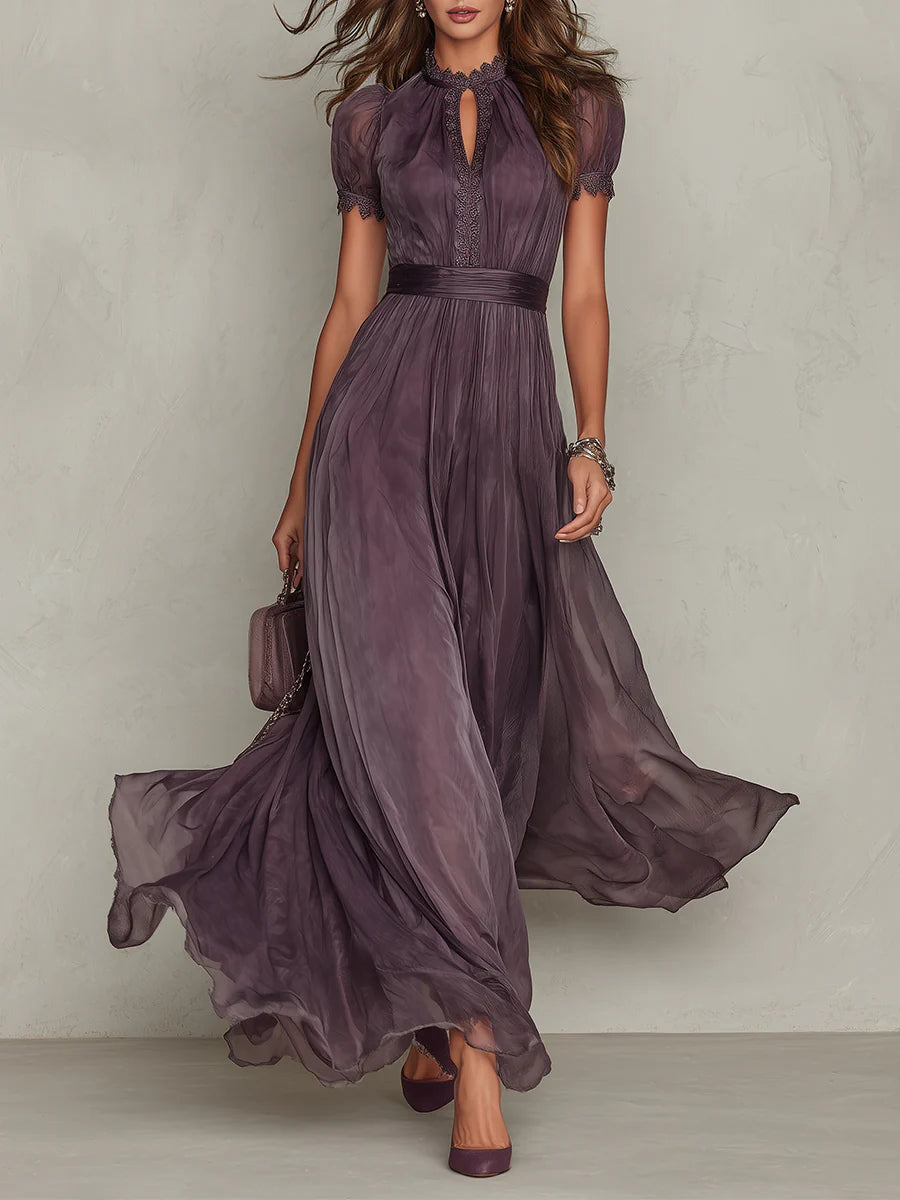 Celeste™ | Elegant Chiffon Maxi Dress