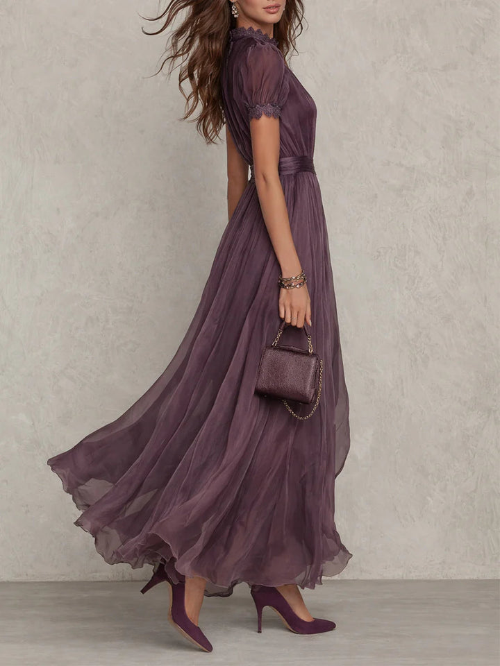 Celeste™ | Elegant Chiffon Maxi Dress
