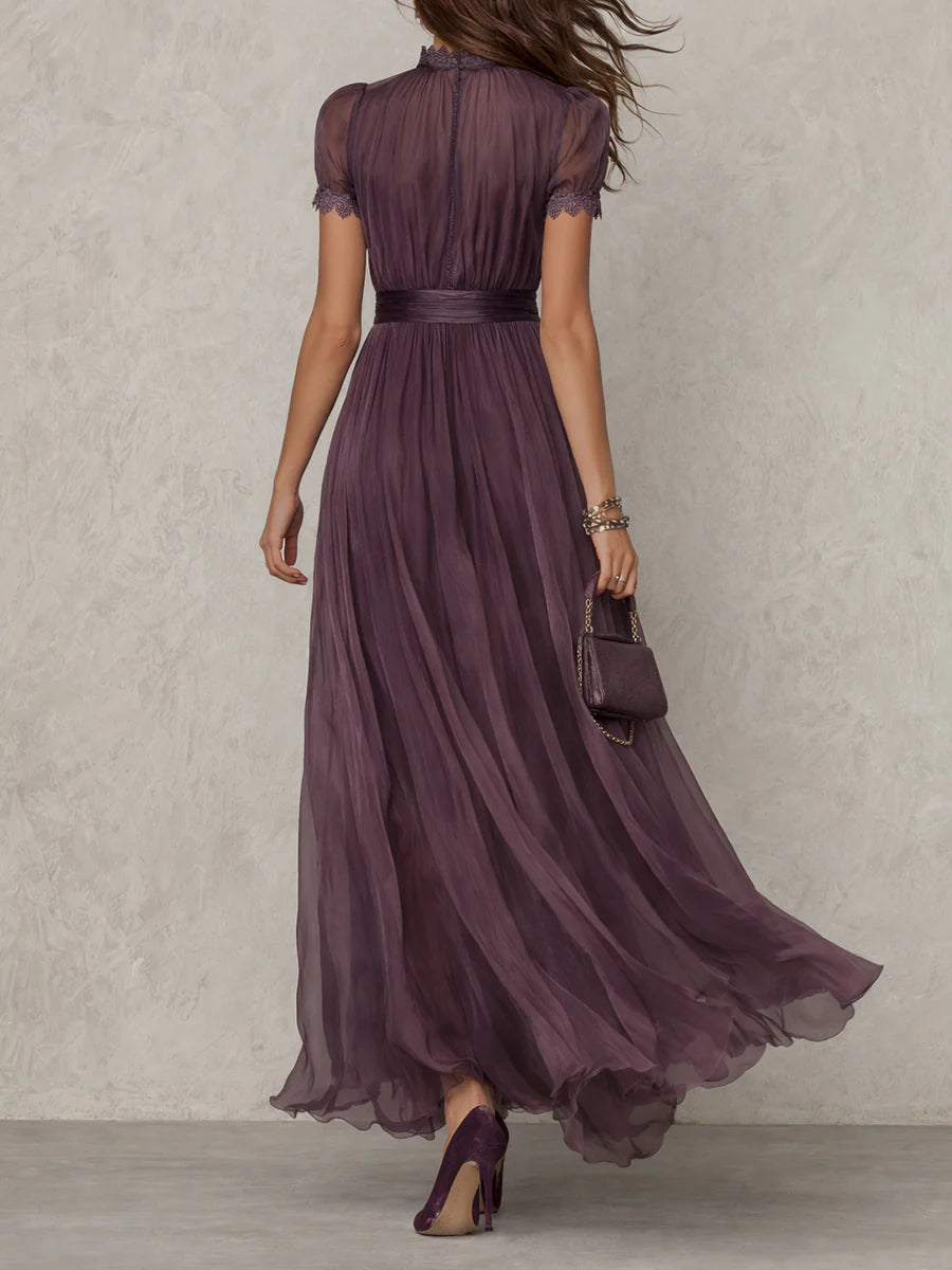 Celeste™ | Elegant Chiffon Maxi Dress